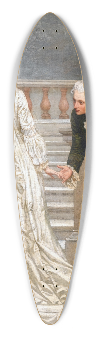 Valentine Cameron Prinsep - bientt 39.3 inch art pintail longboard deck