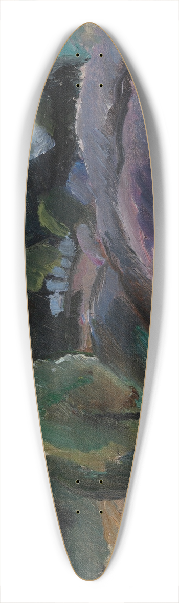 Valle Rosenberg - Landscape From Korkeasaari, 1913 39.3 inch art pintail longboard deck
