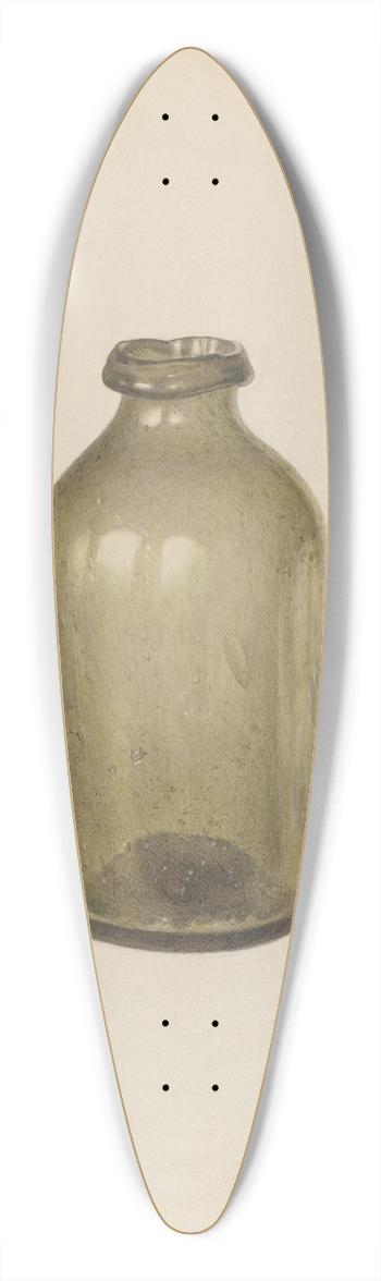 Van Silvay - Shoe Blacking Bottle 39.3 inch art pintail longboard deck