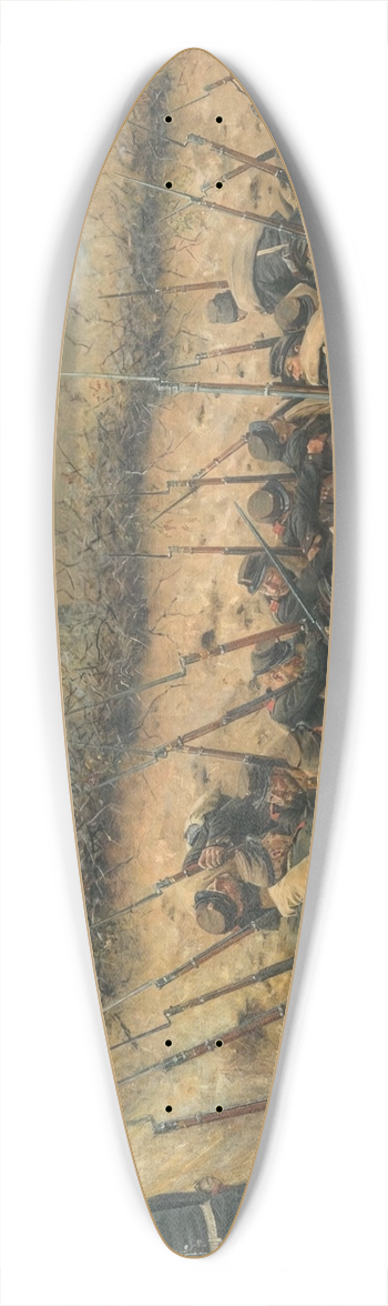 Vasily Vereshchagin - Before the attack. At Plevna 39.3 inch art pintail longboard deck