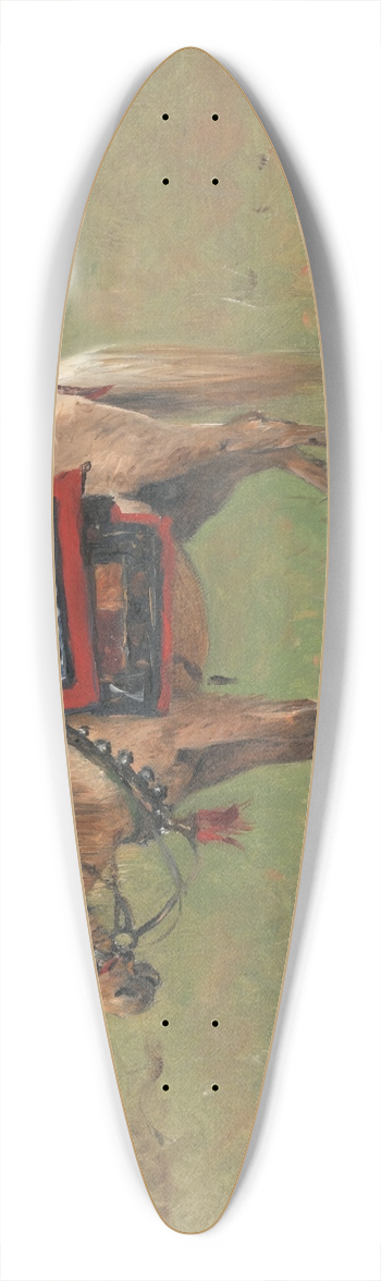 Vasily Vereshchagin - Himalayan Ponies 39.3 inch art pintail longboard deck