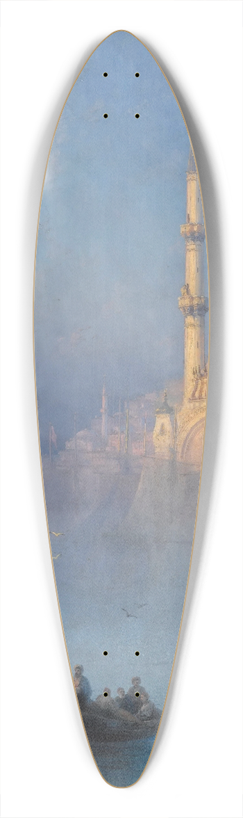 Vasily Vereshchagin - Ivan Aivazovsky 39.3 inch art pintail longboard deck