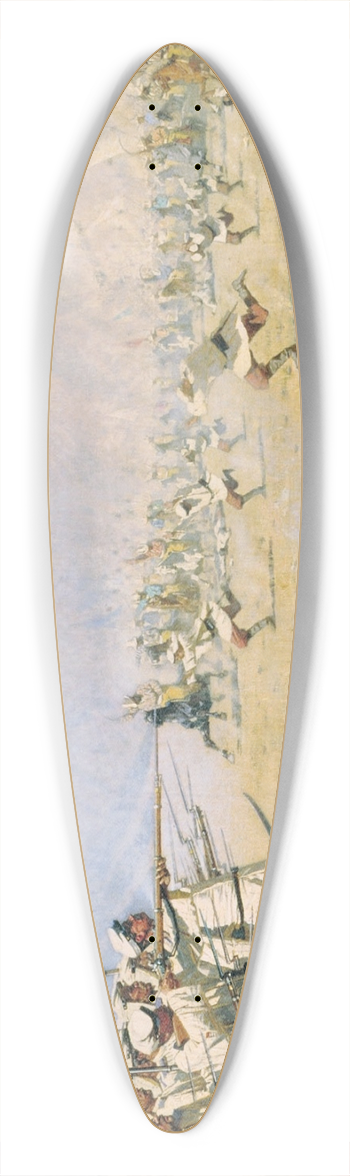 Vasily Vereshchagin - They Attack Unaware 39.3 inch art pintail longboard deck
