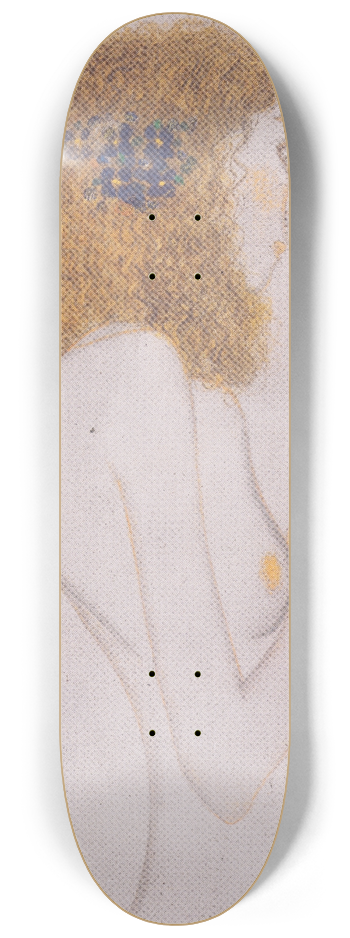 Gustav Klimt - Die Leiden der schwachen Menschen 8.25 inch art skate deck