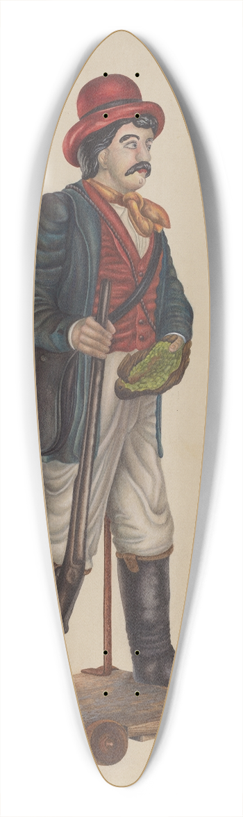 Vera Van Voris - Figure 39.3 inch art pintail longboard deck