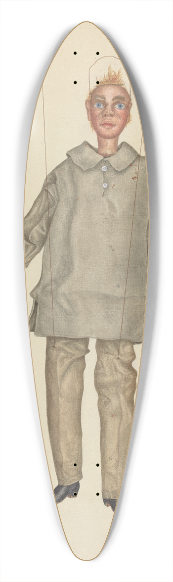 Vera Van Voris - Marionette 39.3 inch art pintail longboard deck
