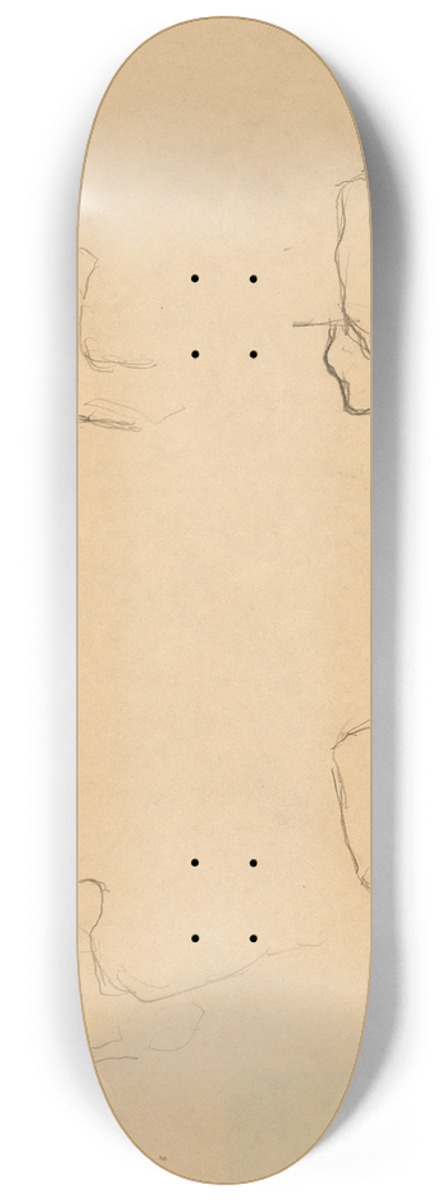 Gustav Klimt - Hands 8.25 inch art skate deck