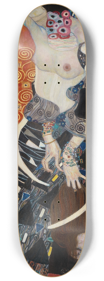 Gustav Klimt - Judith II (Salome) 8.25 inch art skate deck