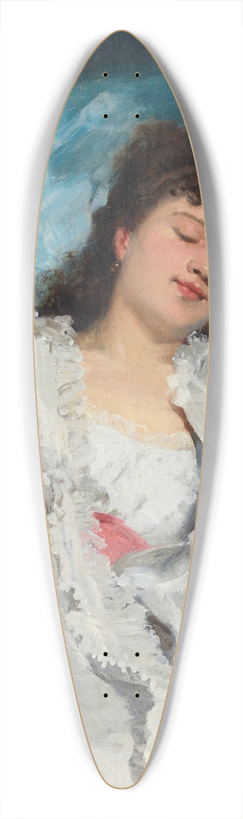Victor Gabriel Gilbert - Doux repos 39.3 inch art pintail longboard deck