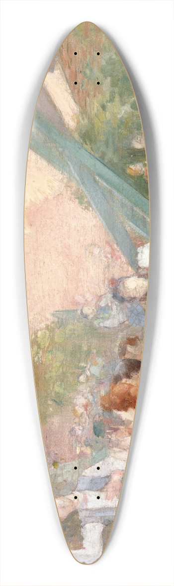 Victor Marec - Un toast 39.3 inch art pintail longboard deck