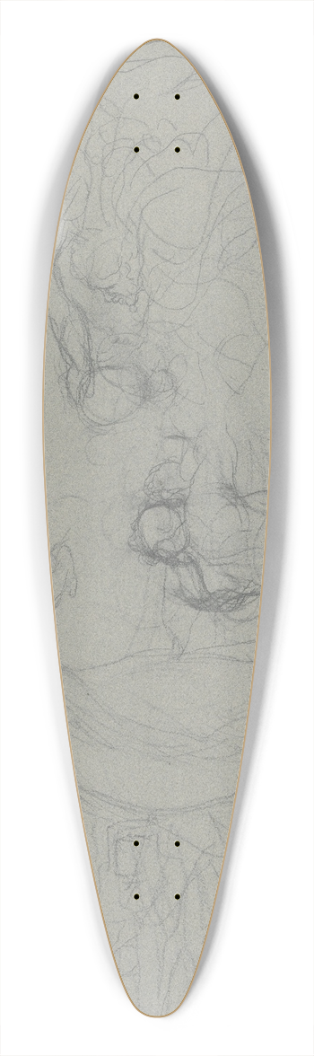 Victor Mller - Annunciation to the shepherds 39.3 inch art pintail longboard deck