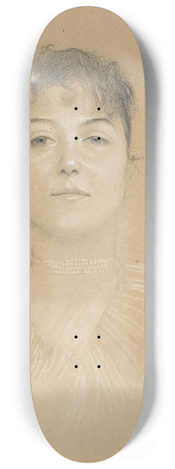 Gustav Klimt - Portrait einer Frau 8.25 inch art skate deck