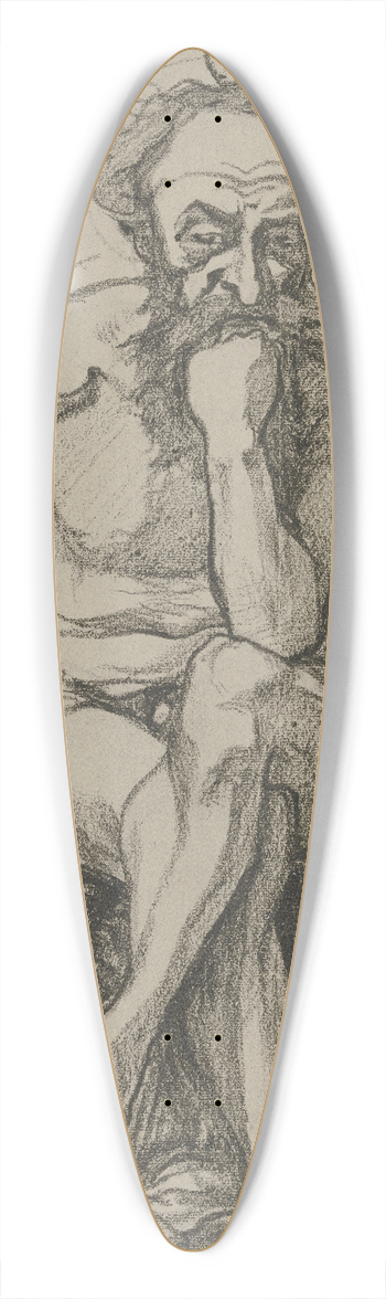 Victor Mller - Saint Zebedee 39.3 inch art pintail longboard deck