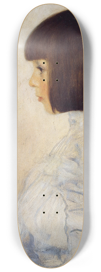 Gustav Klimt - Portrait of Helene Klimt 8.25 inch art skate deck