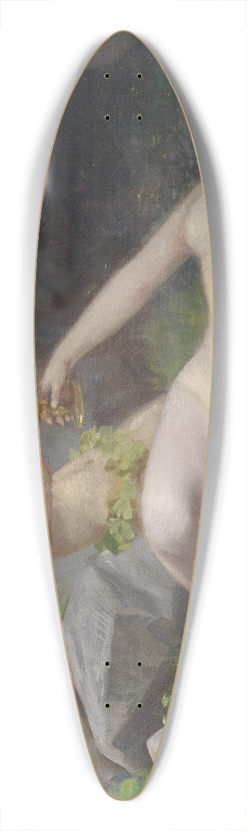 Victor Schivert - Waldnymphe und ein junger Bacchus 39.3 inch art pintail longboard deck
