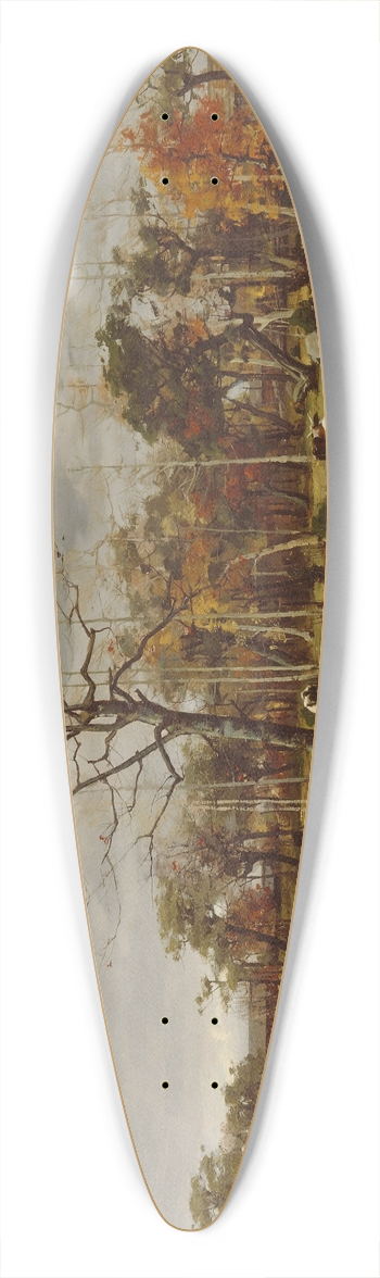 Victor Westerholm - Autumn Landscape 39.3 inch art pintail longboard deck