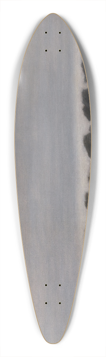 Vilhelm Hammershi - Forstudie til Solregn. Gentofte S 39.3 inch art pintail longboard deck