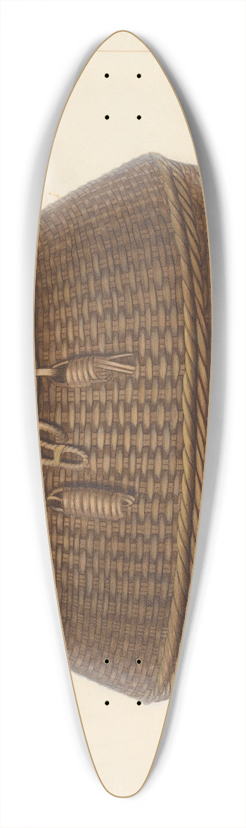 Vincent P. Rosel - Traveling Basket 39.3 inch art pintail longboard deck