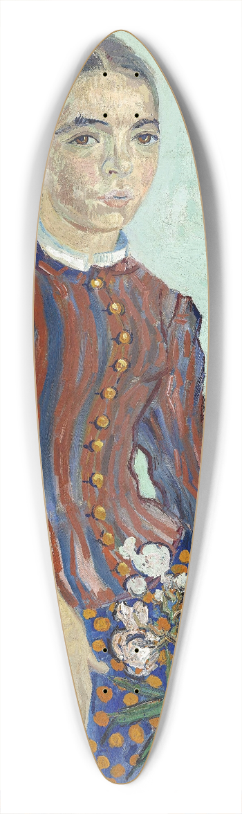 Vincent van Gogh - La Mousm 39.3 inch art pintail longboard deck