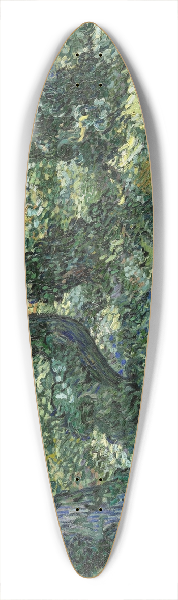 Vincent van Gogh - Undergrowth 39.3 inch art pintail longboard deck