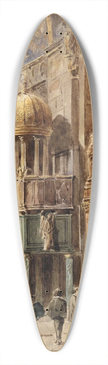 Vincenz Havlicek - San Marco 39.3 inch art pintail longboard deck