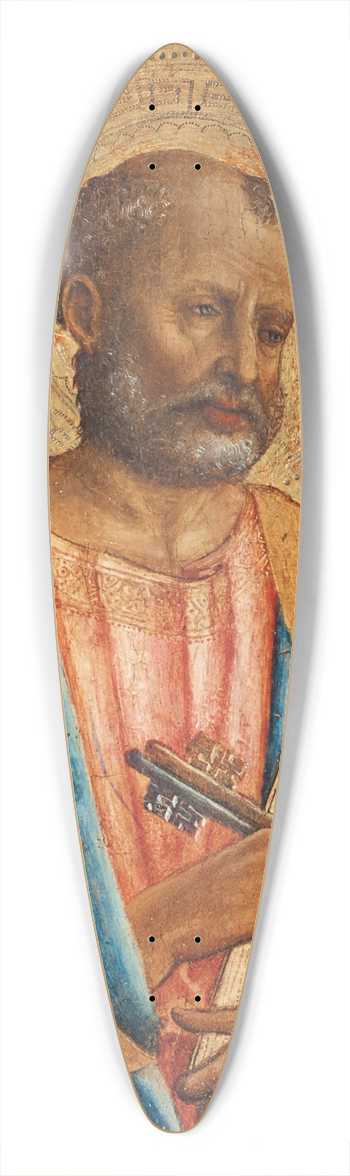 Vincenzo Foppa - Saint Peter 39.3 inch art pintail longboard deck