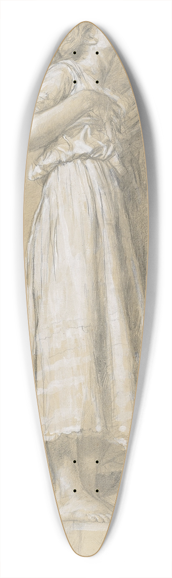 Vincenzo Gemito - Faith 39.3 inch art pintail longboard deck