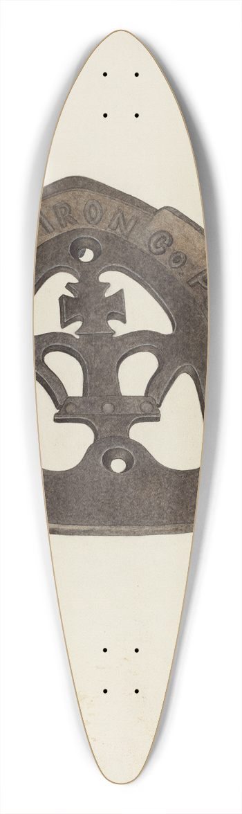 Violet Hartenstein - Trivet 39.3 inch art pintail longboard deck