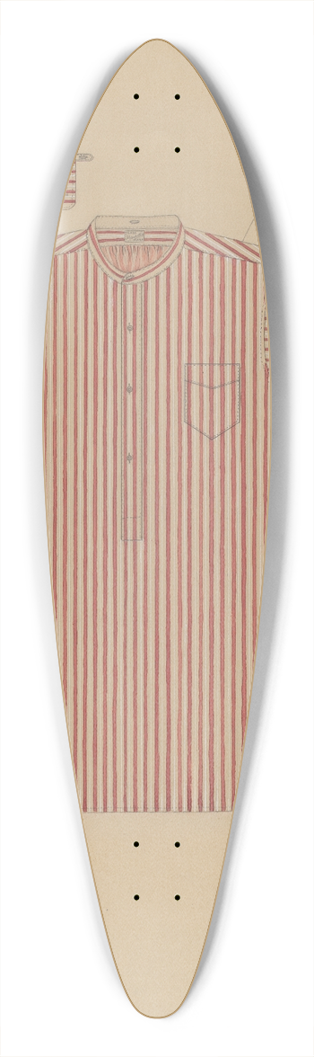 Virginia Berge - Shirt 39.3 inch art pintail longboard deck
