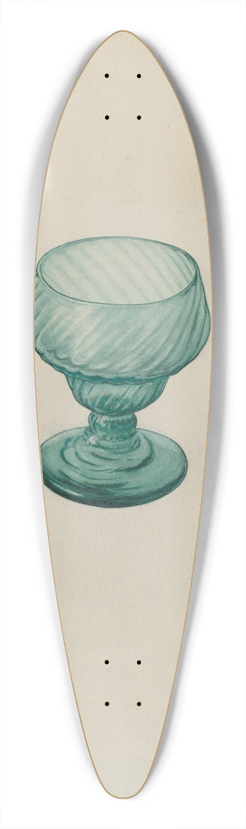 V.L. Vance - Glass 39.3 inch art pintail longboard deck