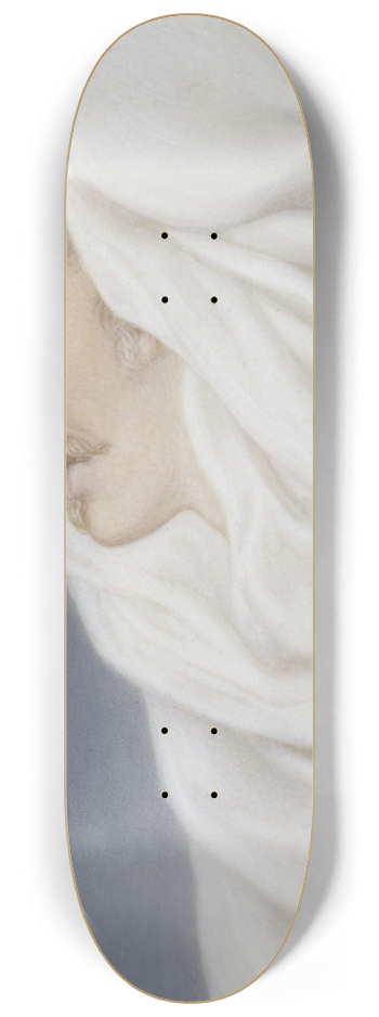 Gustav Nehrlich - Gustav IV Adolf, 1778-1837, on his deathbed 8.25 inch art skate deck
