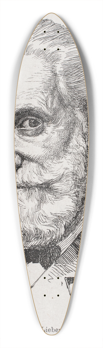Waldemar Bhme - F.L. Liebenberg 39.3 inch art pintail longboard deck