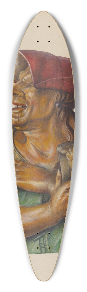 Walter Hochstrasser - Tavern Figure 39.3 inch art pintail longboard deck
