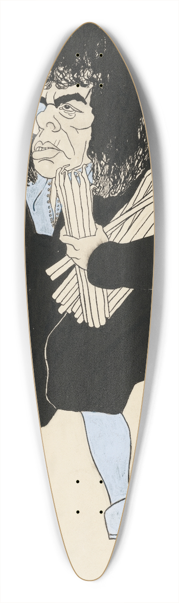 Walter K. Kinstler - Lon Chaney 39.3 inch art pintail longboard deck