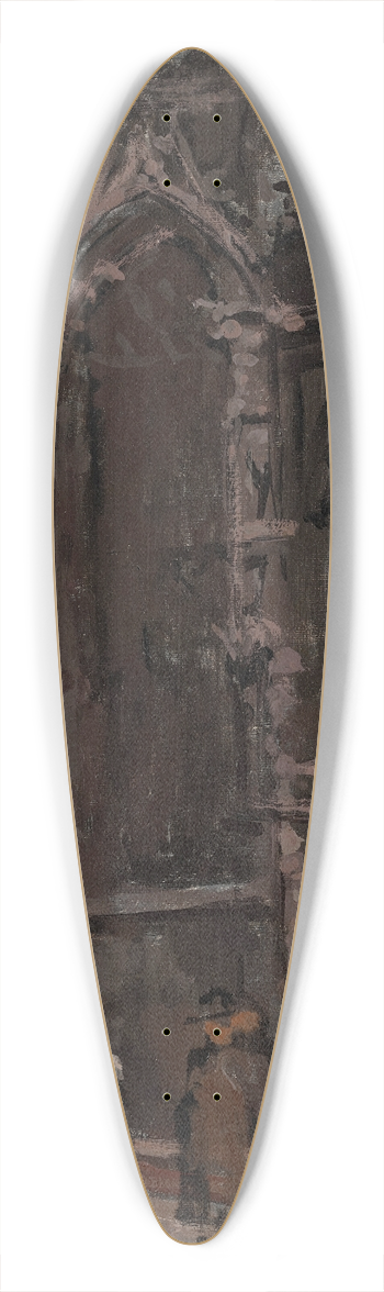 Walter Richard Sickert - St Jacques, Dieppe 39.3 inch art pintail longboard deck
