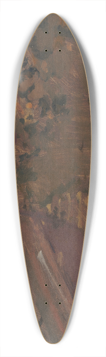Walter Richard Sickert - Venetian Canal 39.3 inch art pintail longboard deck