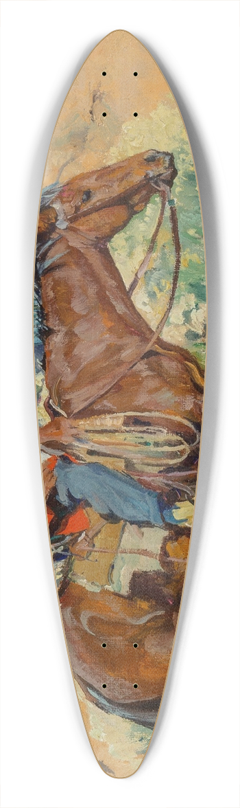 Walter Ufer - At Ease 39.3 inch art pintail longboard deck