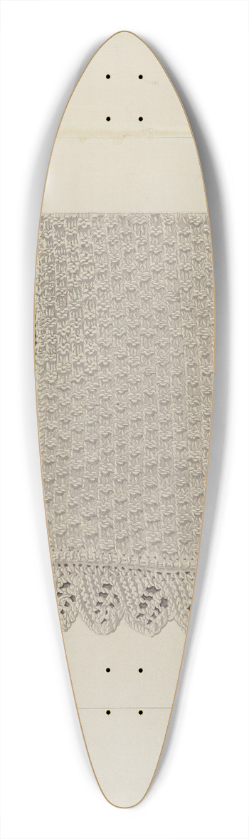 Walter W. Jennings - Cotton Thread Scarf 39.3 inch art pintail longboard deck