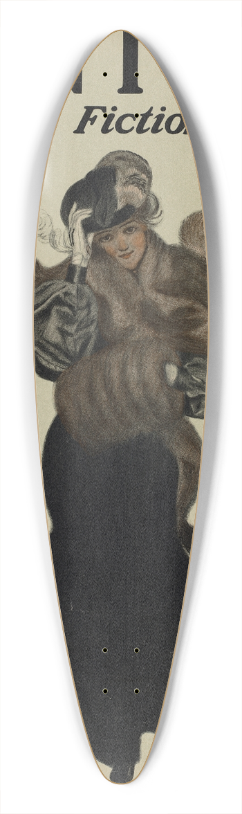 WES - Century midwinter fiction number 39.3 inch art pintail longboard deck