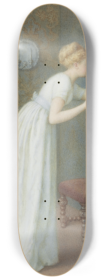 Gustavus Arthur Bouvier - The Lacquer Cabinet 8.25 inch art skate deck