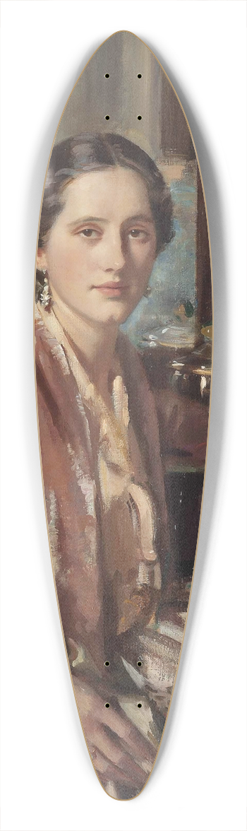Wilfrid Gabriel de Glehn - The beloved 39.3 inch art pintail longboard deck