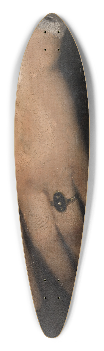 Wilhelm Leibl - Linke Hand 39.3 inch art pintail longboard deck