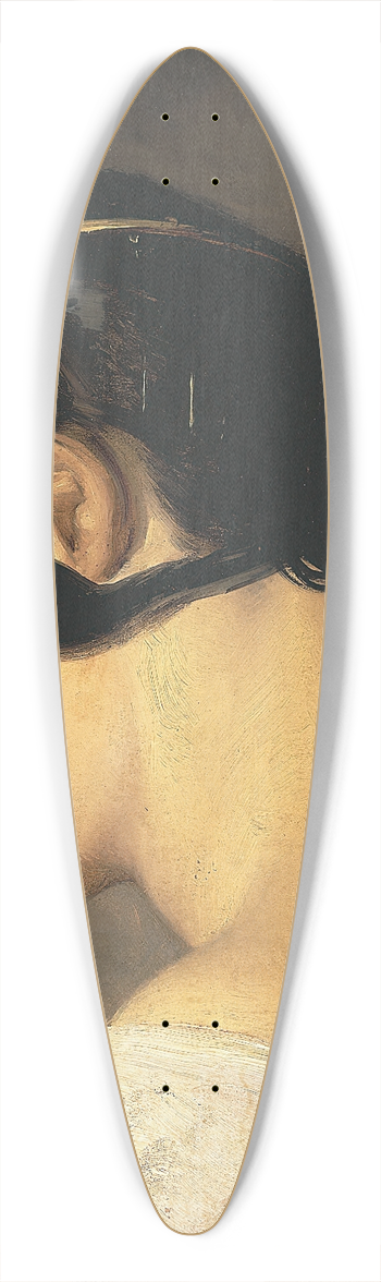 Wilhelm Marstrand - Italienerinde 39.3 inch art pintail longboard deck