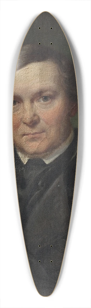 Wilhelm Marstrand - The Architect Gottlieb Bindesbll 39.3 inch art pintail longboard deck