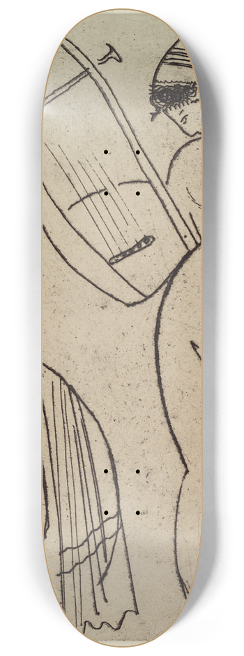 Gustaw Gwozdecki - Ulysses and Calypso 8.25 inch art skate deck