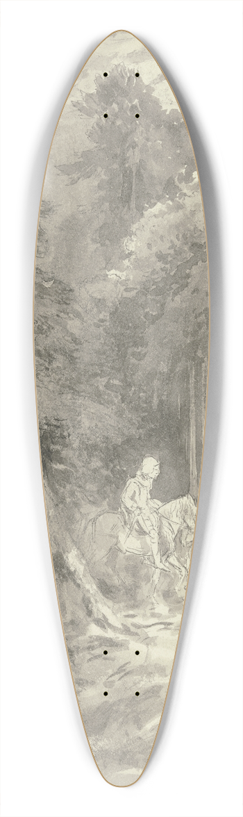 Wilhelm Steinhausen - Diether wird von den Rittern abgefhrt 39.3 inch art pintail longboard deck
