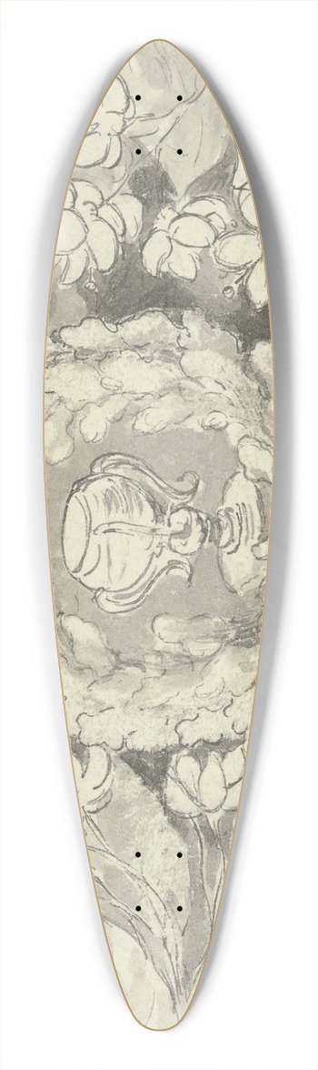 Wilhelm Steinhausen - Final vignette 39.3 inch art pintail longboard deck