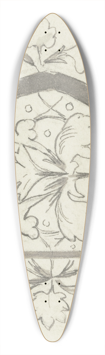 Wilhelm Steinhausen - Initial D 39.3 inch art pintail longboard deck