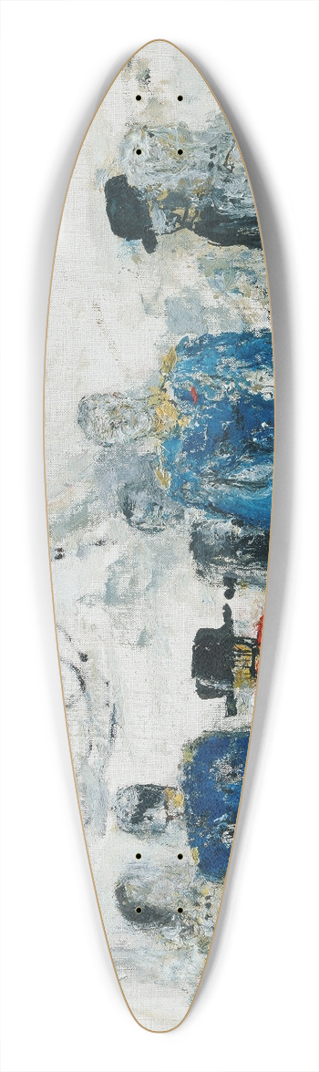 Wilhelm Thny - Pause 39.3 inch art pintail longboard deck