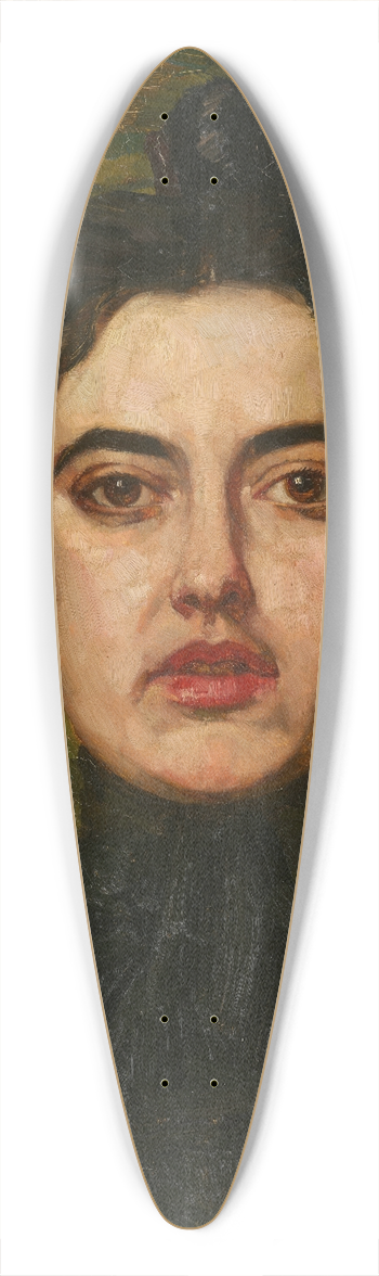 Wilhelm Trbner - Alice Trbner 39.3 inch art pintail longboard deck
